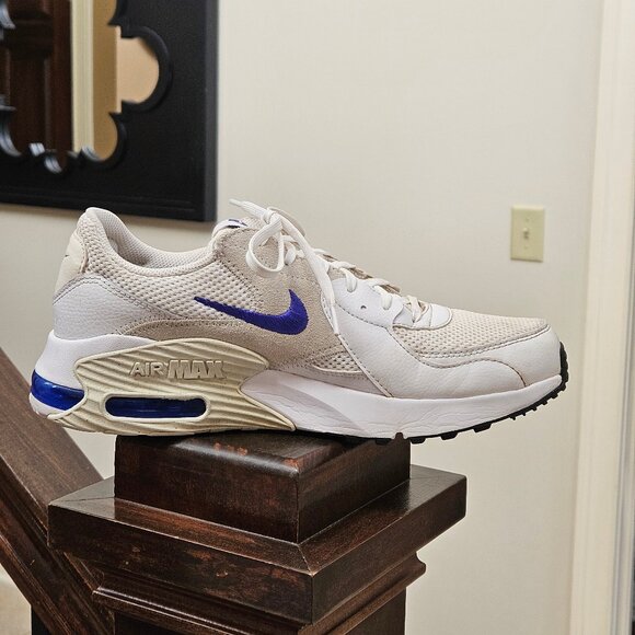 Nike Women's Air Max Excee Athletic Shoes, White/Lapis, Sz 10 - Picture 8 of 16